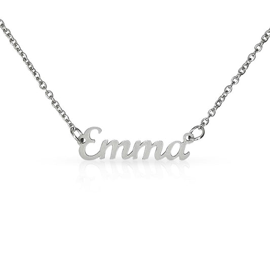 Custom Name Plate Necklace