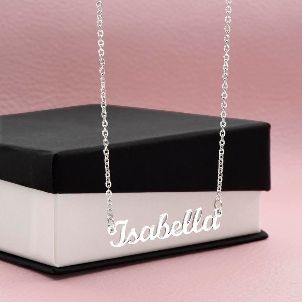 Custom Name Plate Necklace