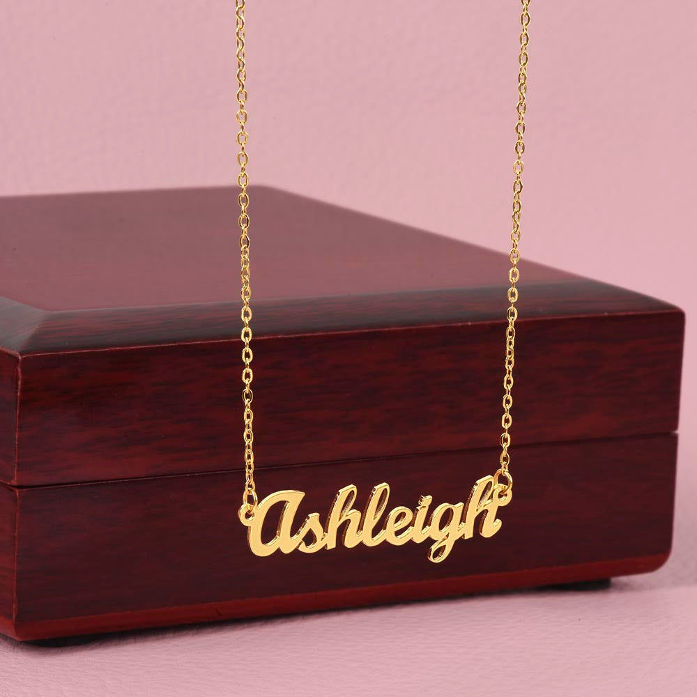 Custom Name Plate Necklace