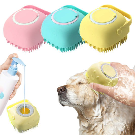 Soft Silicone Dog Massage Brush